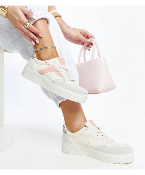 Balti Sneakers Stiliaus Ant Platformos Walda