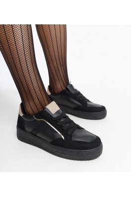 Juodi Walda platforminiai sportbačiai