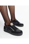 Czarny Sneakers Stiliaus Ant Platformos Walda