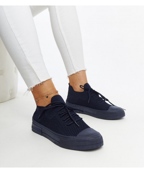 "Senaida" tamsiai mėlynos spalvos lengvi sportiniai bateliai