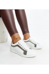 Balti-Žali Sneakers Stiliaus Ant Platformos Amala Balti-Žali Sneakers Stiliaus Ant Platformos Amala