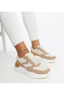 Rudos Spalvos Sneakers Stiliaus Ant Platformos Nereida