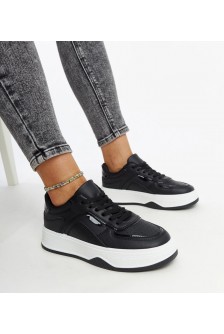 Juodi Sneakers Stiliaus Ant Storesnio Pado Intisa
