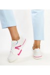 Balti Sneakers Stiliaus Su Rožinia Zorica Balti Sneakers Stiliaus Su Rožinia Zorica