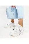 Balti Sneakers Stiliaus Su Spalvomis Zorica