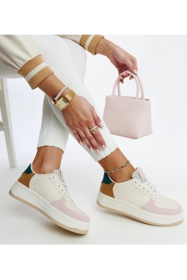 Sneakers Stiliaus Ant Platformos Cvita pastelowe