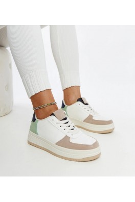 Įvairiaspalviai Sneakers Stiliaus Ant Platformos Cvita