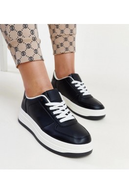 Juodi Sneakers Stiliaus Ant Platformos Cvita