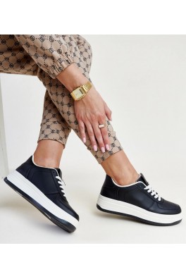 Juodi Sneakers Stiliaus Ant Platformos Cvita