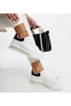 Balti Sneakers Stiliaus Ant Aukšto Pado Zrina Balti Sneakers Stiliaus Ant Aukšto Pado Zrina