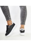 Juodi Sneakers Stiliaus Su Dekoratyvinėmis Kūbiniais Cirkoniais Perica