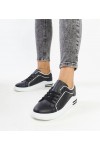 Juodi Sneakers Stiliaus Ažūriniai Su Blizgučiais Zorka Juodi Sneakers Stiliaus Ažūriniai Su Blizgučiais Zorka