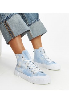 Mėlyni "Raissa" aukštakulniai iš audinio