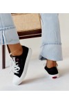 Juodi Medžiaginiai Moteriški Sportinio stiliaus CROSS JEANS