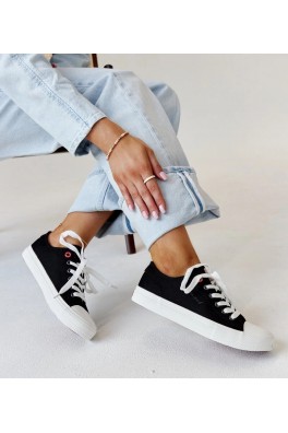 Juodi Medžiaginiai Moteriški Sportinio stiliaus CROSS JEANS