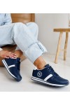 Mėlynos Spalvos Sneakers Stiliaus Moteriški CROSS JEANS