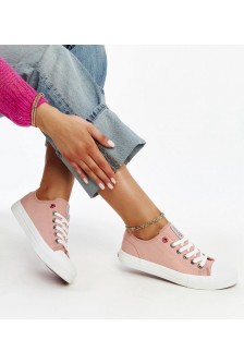 Rožinės Spalvos Moteriški Sportinio stiliaus CROSS JEANS