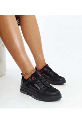 Juodi-Pilkos Spalvos Sneakers Stiliaus Moteriški CROSS JEANS LL2R4012C