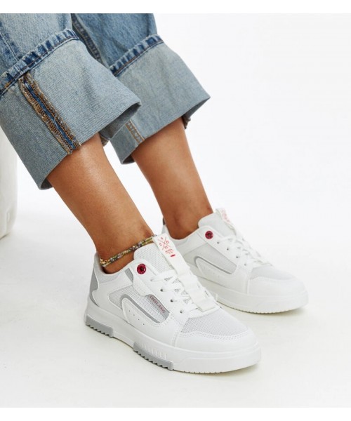 Balti Sneakers Stiliaus Moteriški CROSS JEANS