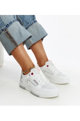 Balti Sneakers Stiliaus Moteriški CROSS JEANS