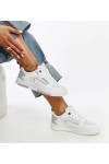 Balti Sneakers Stiliaus Moteriški CROSS JEANS