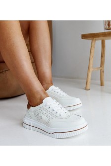 Smėlio Spalvos Odiniai Sneakers Stiliaus Rushd