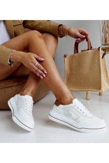 Smėlio Spalvos Odiniai Sneakers Stiliaus Rushd