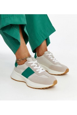 Pilki-Žali Odiniai Sneakers Stiliaus Ganim