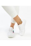 Balti Sneakers Stiliaus Su Spalvomis Ant Platformos Asmarina Balti Sneakers Stiliaus Su Spalvomis Ant Platformos Asmarina