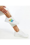 Balti Sneakers Stiliaus Su Spalvomis Ant Platformos Asmarina Balti Sneakers Stiliaus Su Spalvomis Ant Platformos Asmarina