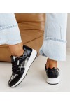 Juodi Sneakers Stiliaus w kratkę Afifah Juodi Sneakers Stiliaus w kratkę Afifah