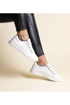 Balti Sneakers Stiliaus eko skóra Cathleen - Su Juodomis elementem