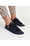 Juodi „Sneakers“ stiliaus sportiniai bateliai su užtrauktukais šone „Shanna“ Juodi „Sneakers“ stiliaus sportiniai bateliai su užtrauktukais šone „Shanna“