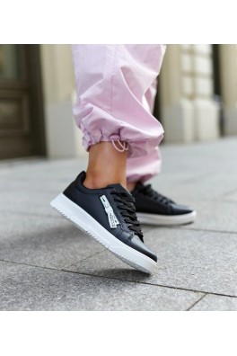 Juodi Sneakers Stiliaus eko skóra Brecht