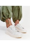 Smėlio Spalvos Odiniai Sneakers Stiliaus Zvonka Smėlio Spalvos Odiniai Sneakers Stiliaus Zvonka