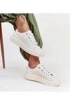 Smėlio Spalvos Odiniai Sneakers Stiliaus Zvonka Smėlio Spalvos Odiniai Sneakers Stiliaus Zvonka