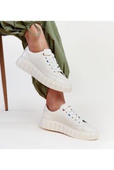 Smėlio Spalvos Odiniai Sneakers Stiliaus Zvonka