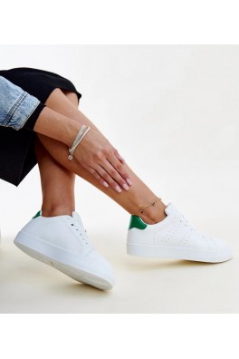 Balti-Žali Sneakers Stiliaus Akila