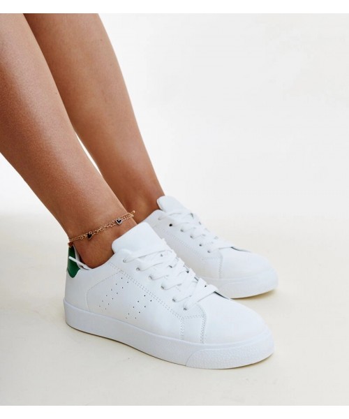 Balti-Žali Sneakers Stiliaus Akila