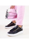 Juodi Sneakers Stiliaus Su Kūbiniais Cirkoniais Antonietta