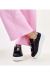 Juodi-Sidabro spalvos Sneakers Stiliaus Su Kūbiniais Cirkoniais Maurizia