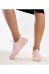 Rožinės Spalvos Medžiaginiai Sneakers Stiliaus Milena Rožinės Spalvos Medžiaginiai Sneakers Stiliaus Milena