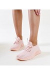 Rožinės Spalvos Medžiaginiai Sneakers Stiliaus Milena Rožinės Spalvos Medžiaginiai Sneakers Stiliaus Milena