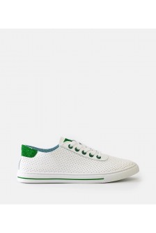 Laisvalaikio batai Moteriški Balti perforowane Sneakers Stiliaus Suvarstyti Ruala