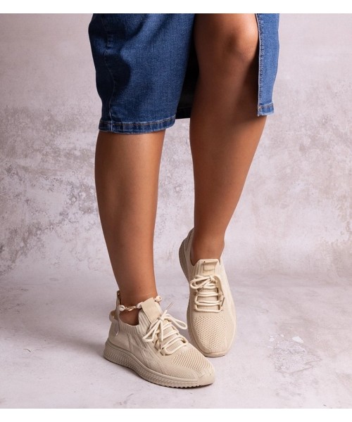 Smėlio Spalvos Sneakers Stiliaus Sportinio stiliaus Khitam Smėlio Spalvos Sneakers Stiliaus Sportinio stiliaus Khitam