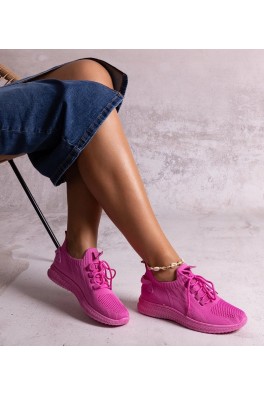 Ciemnoróżowe Sneakers Stiliaus Sportinio stiliaus Khitam