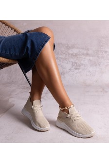 Smėlio Spalvos įsimaunami Sneakers Stiliaus Gaberla