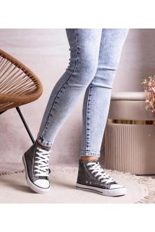 Juodi aukšta Sportinio stiliaus Su siateczki błyszczącej Ranifali