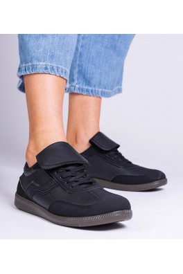 Juodi Žemo Pado Sneakers Stiliaus Suvarstyti Edelmira