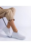 Baltai užmaunami „Sneakers“ stiliaus sportiniai bateliai „Aquilina“